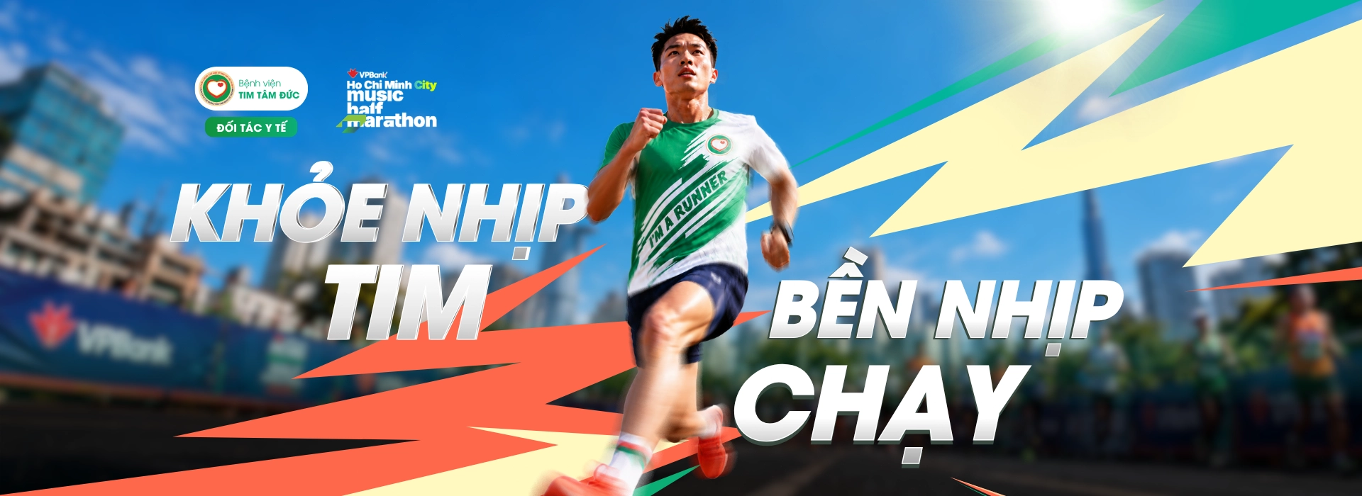 BỆNH VIỆN TIM TÂM ĐỨC ĐỒNG HÀNH VPBANK HCMC MUSIC HALF MARATHON 2026: KHỎE NHỊP TIM, BỀN NHỊP CHẠY
